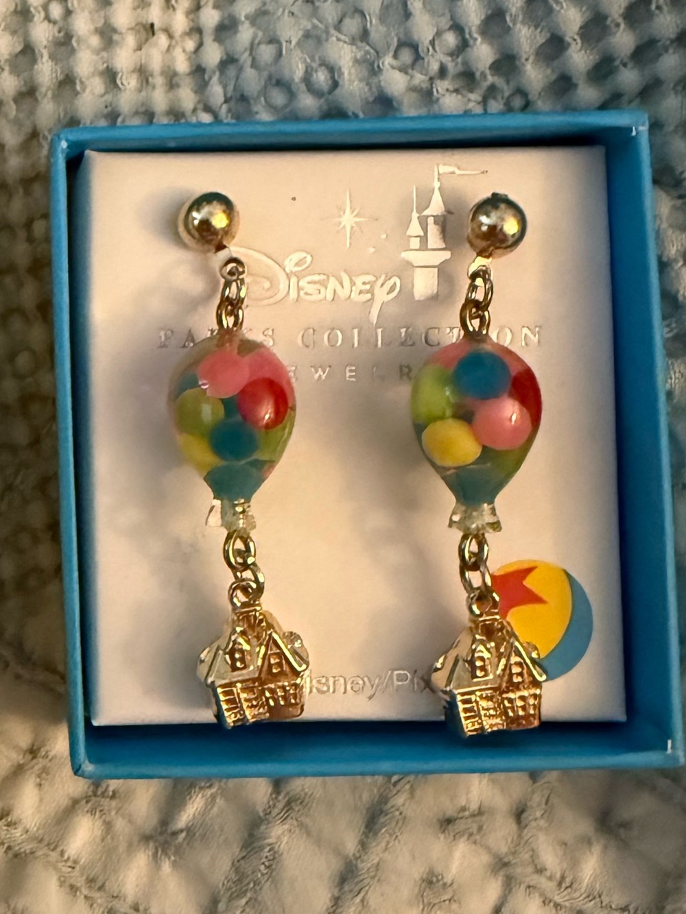 Disney Parks Pixar Up House Dangle Earrings